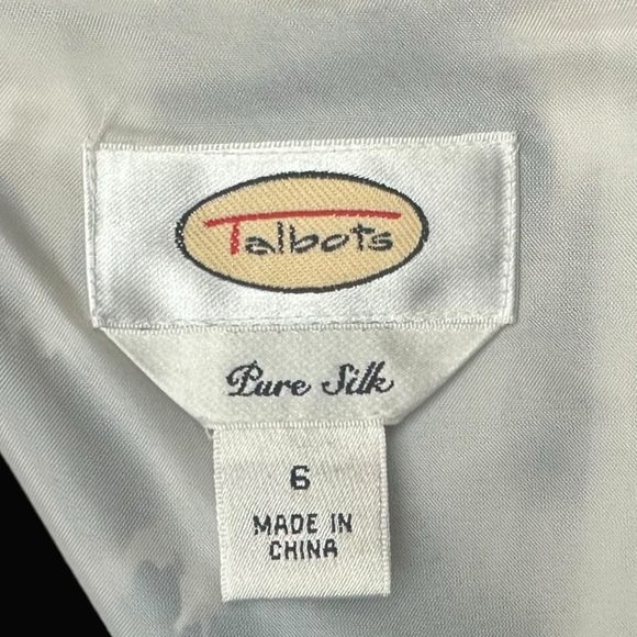 SOLD‼️Talbots Leopard Print Sleeveless Midi Silk Belted Pencil Dress - Picture 7 of 7